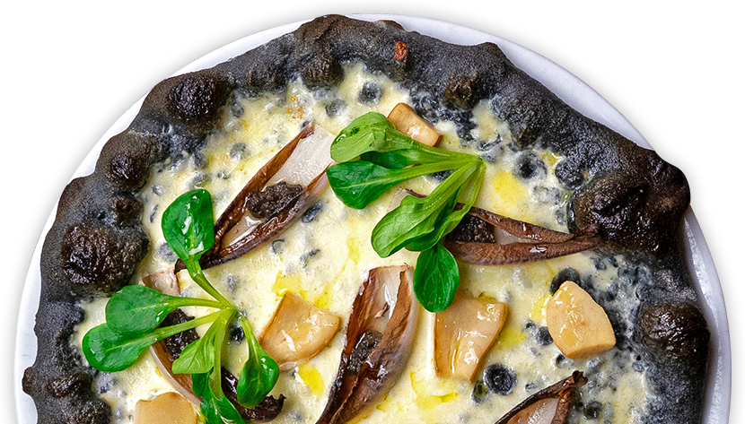 Pizza Nera al Tartufo