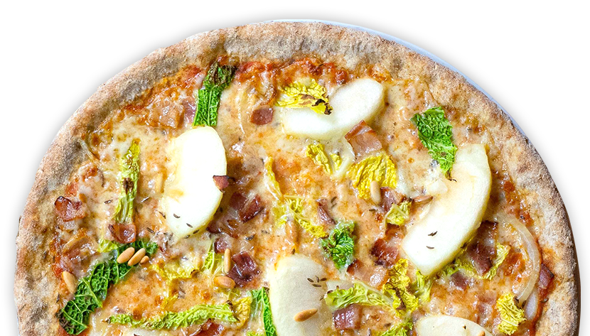 Pizza con Mele