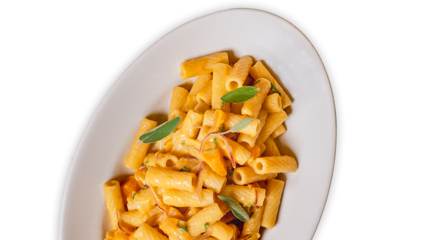 Rigatoni alla zucca e salvia